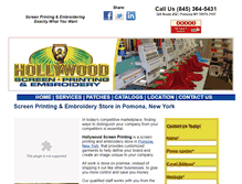 Tablet Screenshot of hollywoodprinting.com